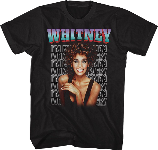 Whitney Houston I'm Every Woman T-Shirt