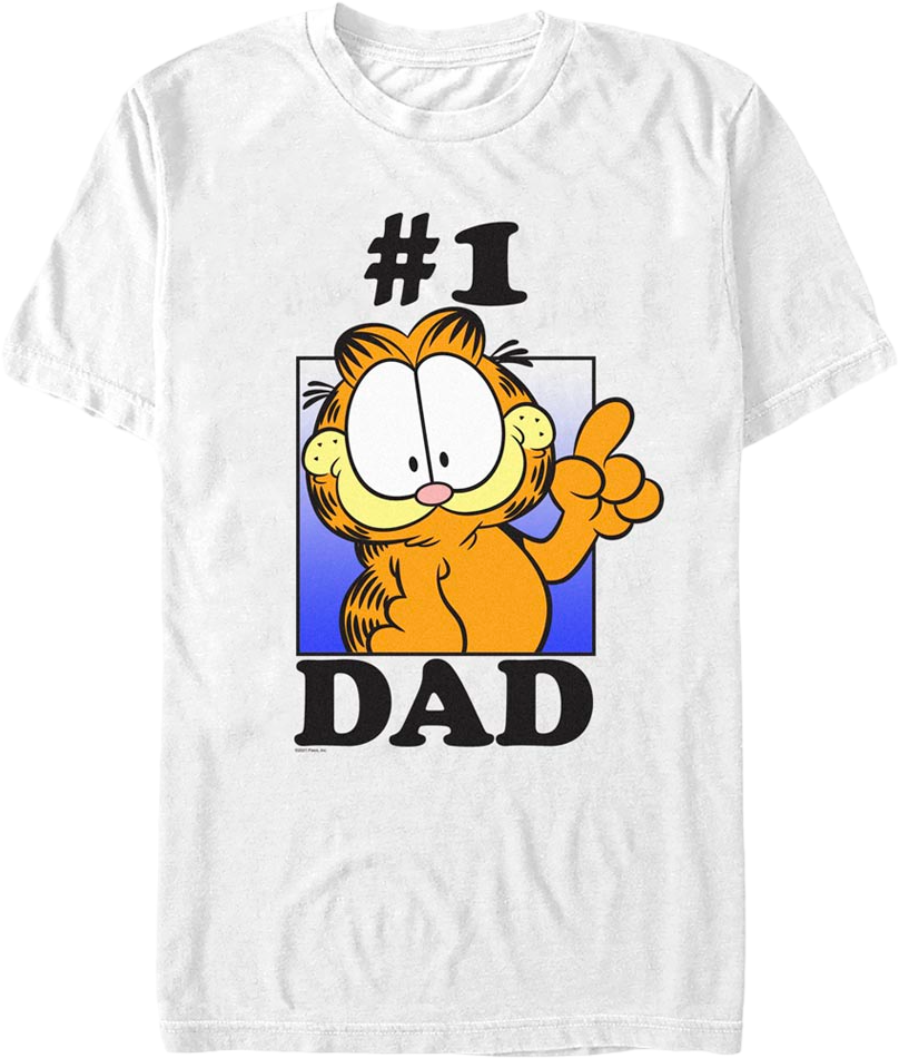 #1 Dad Garfield T-Shirt