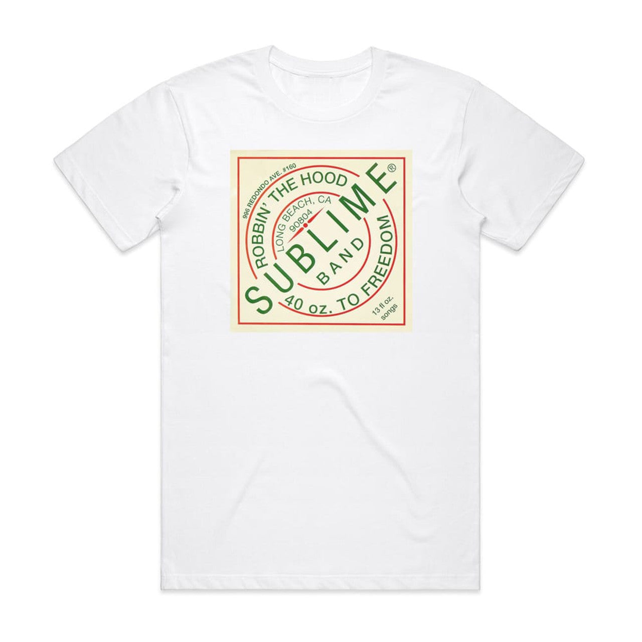 Sublime 13 Fluid Oz 1 T-Shirt White