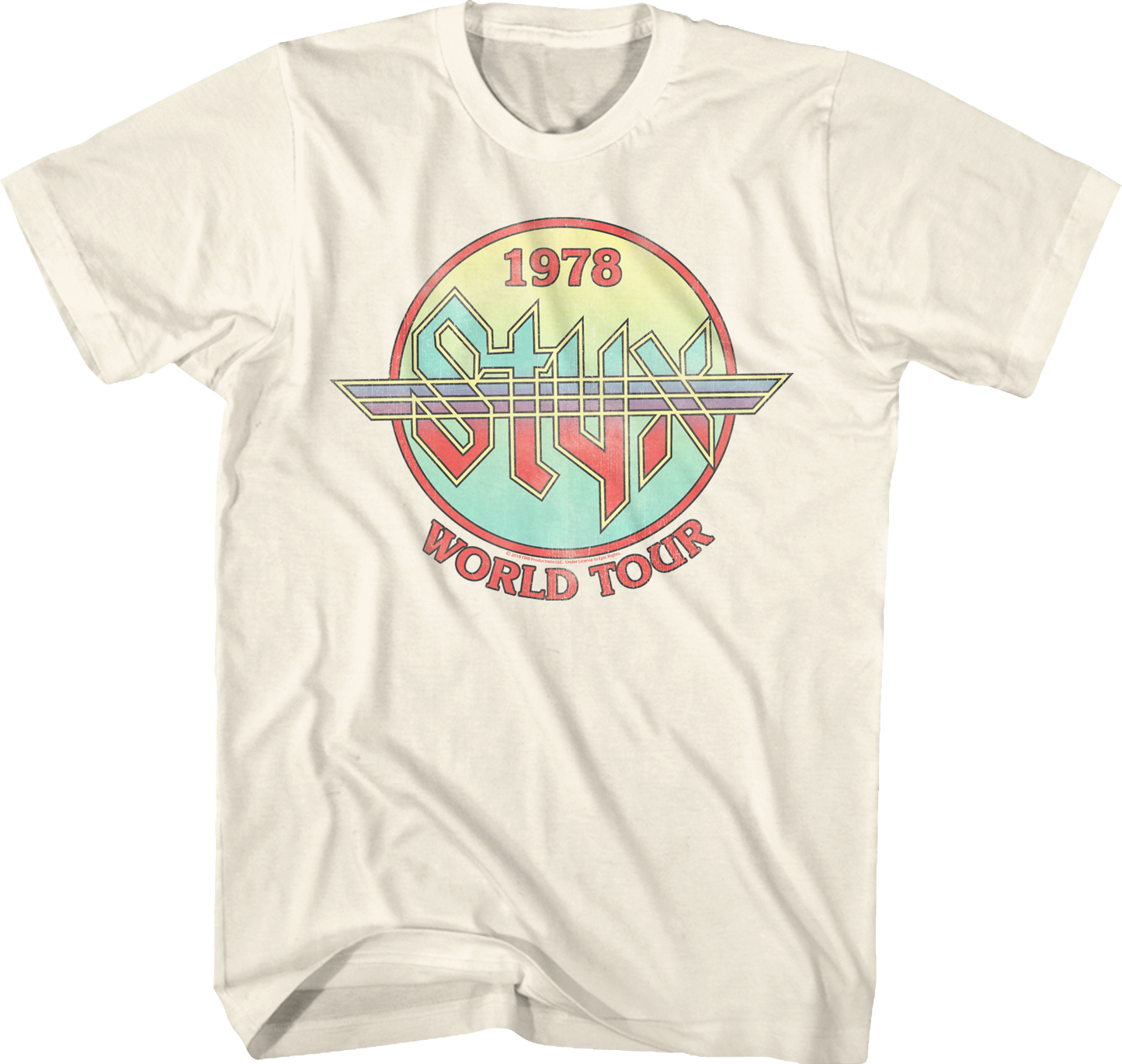 1978 World Tour Styx T-Shirt