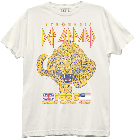 1983 United States Tour Def Leppard T-Shirt