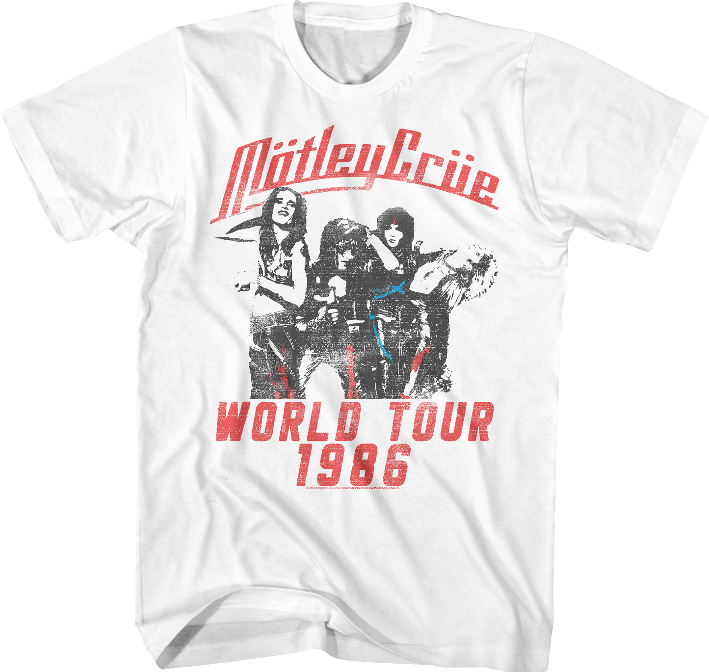 1986 World Tour Motley Crue T-Shirt