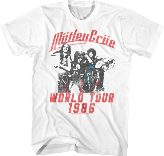 1986 World Tour Motley Crue T-Shirt