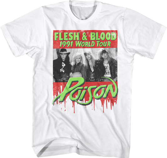 1991 World Tour Poison T-Shirt