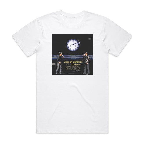 Zeze Di Camargo and Luciano 20 Anos De Sucesso Album Cover T-Shirt White