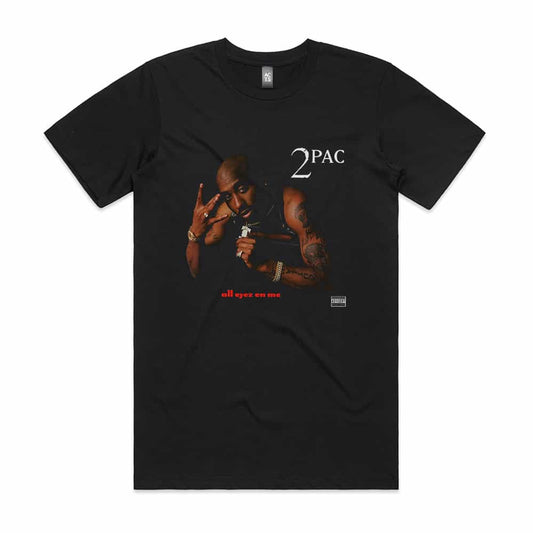 2Pac All Eyez On Me T Shirt Black