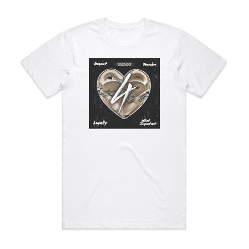 Youngboy Never Broke Again 4Respect 4Freedom 4Loyalty 4Whatimportant Album Cover T-Shirt White