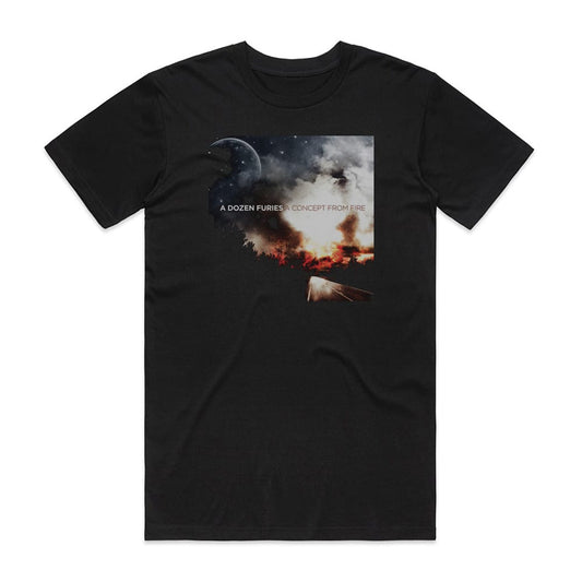 A Dozen Furies A Concept From Fire T-Shirt Black