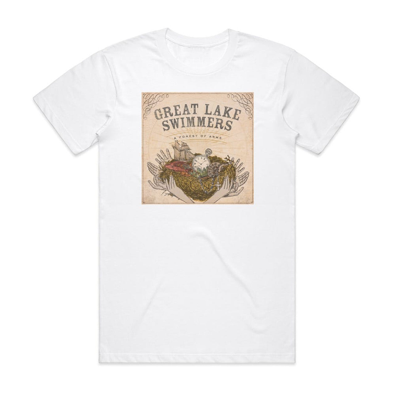 Great Lake Swimmers A Forest Of Arms T-Shirt White