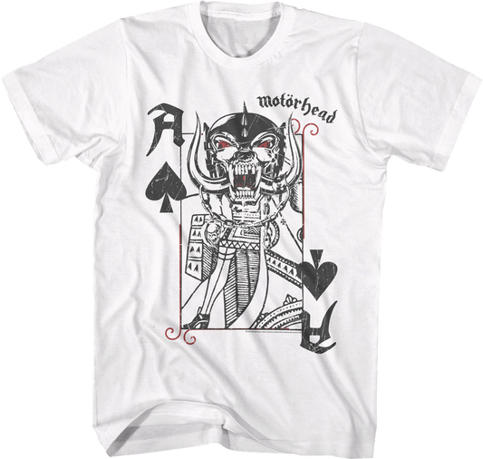 Ace Of Spades Playing Card Motorhead T-Shirt