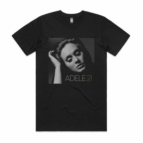 Adele 21 Album Cover T Shirt Black
