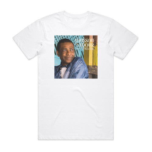 Youssou NDour Africa Rekk Album Cover T-Shirt White