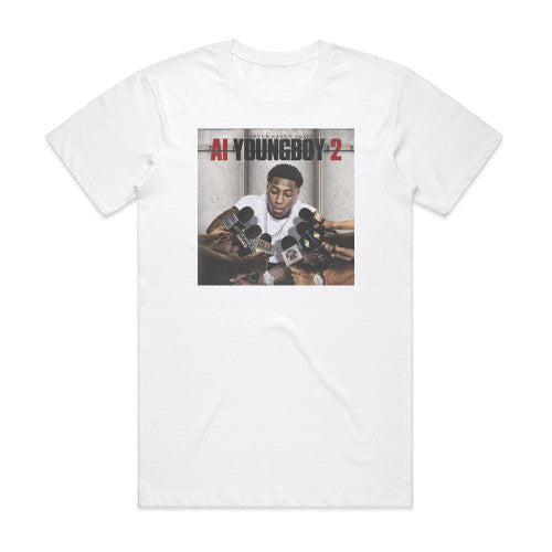 Youngboy Never Broke Again Ai Youngboy 2 Album Cover T-Shirt White