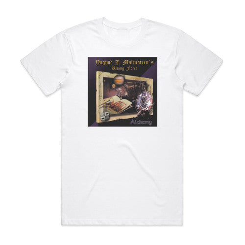 Yngwie J Malmsteens Rising Force Alchemy 1 Album Cover T-Shirt White