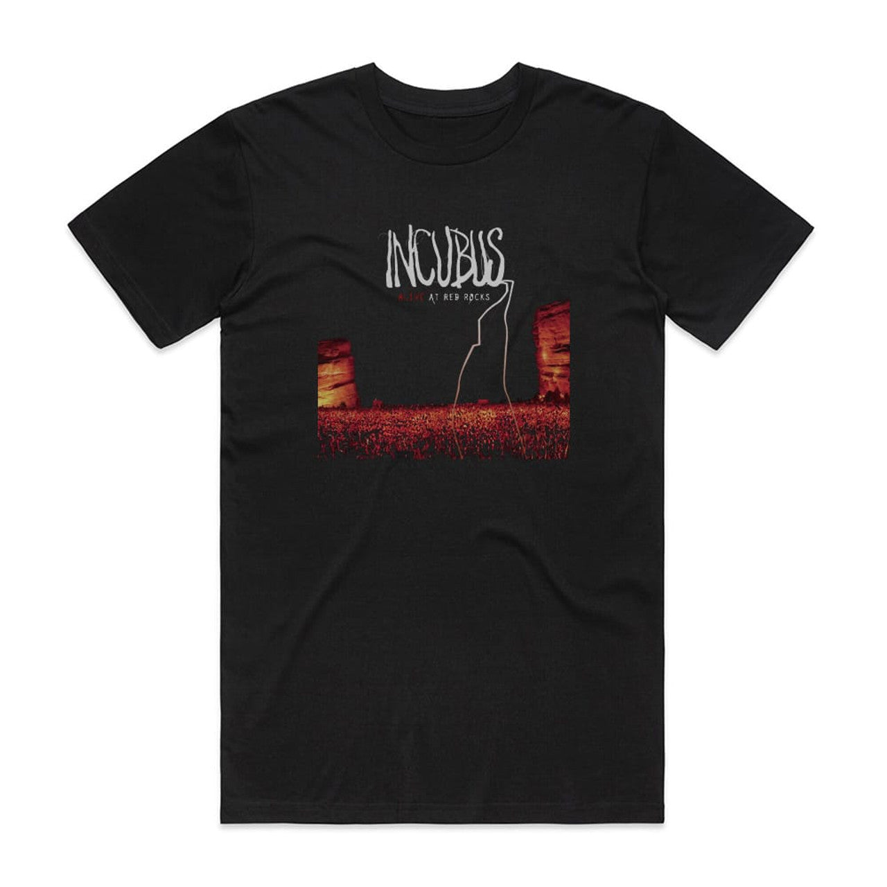 Incubus Alive At Red Rocks T-Shirt Black
