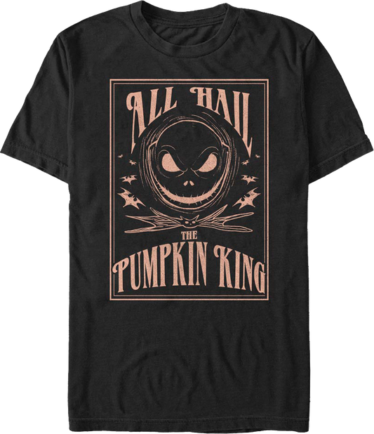 All Hail The Pumpkin King Nightmare Before Christmas T-Shirt