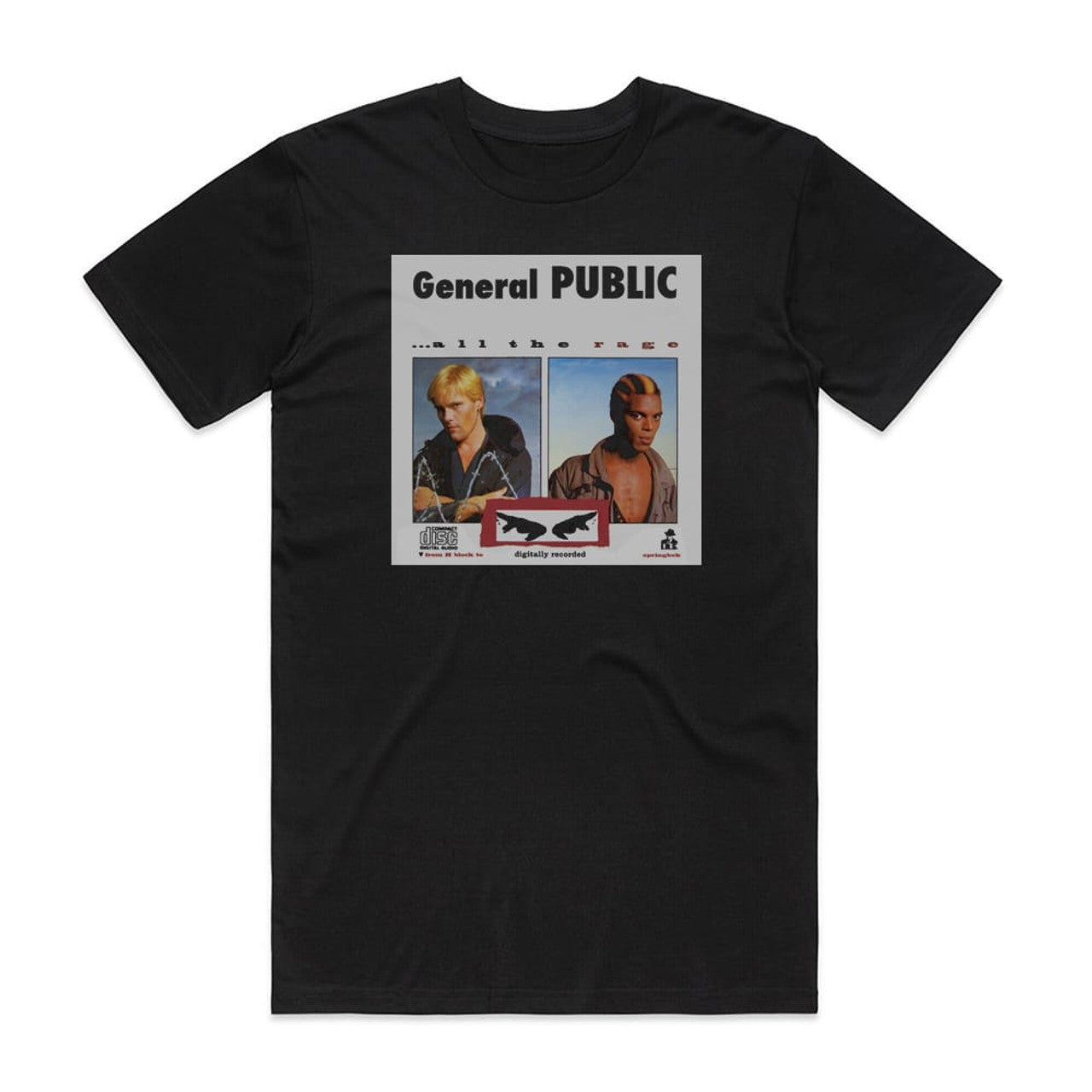 General Public All The Rage T-Shirt Black