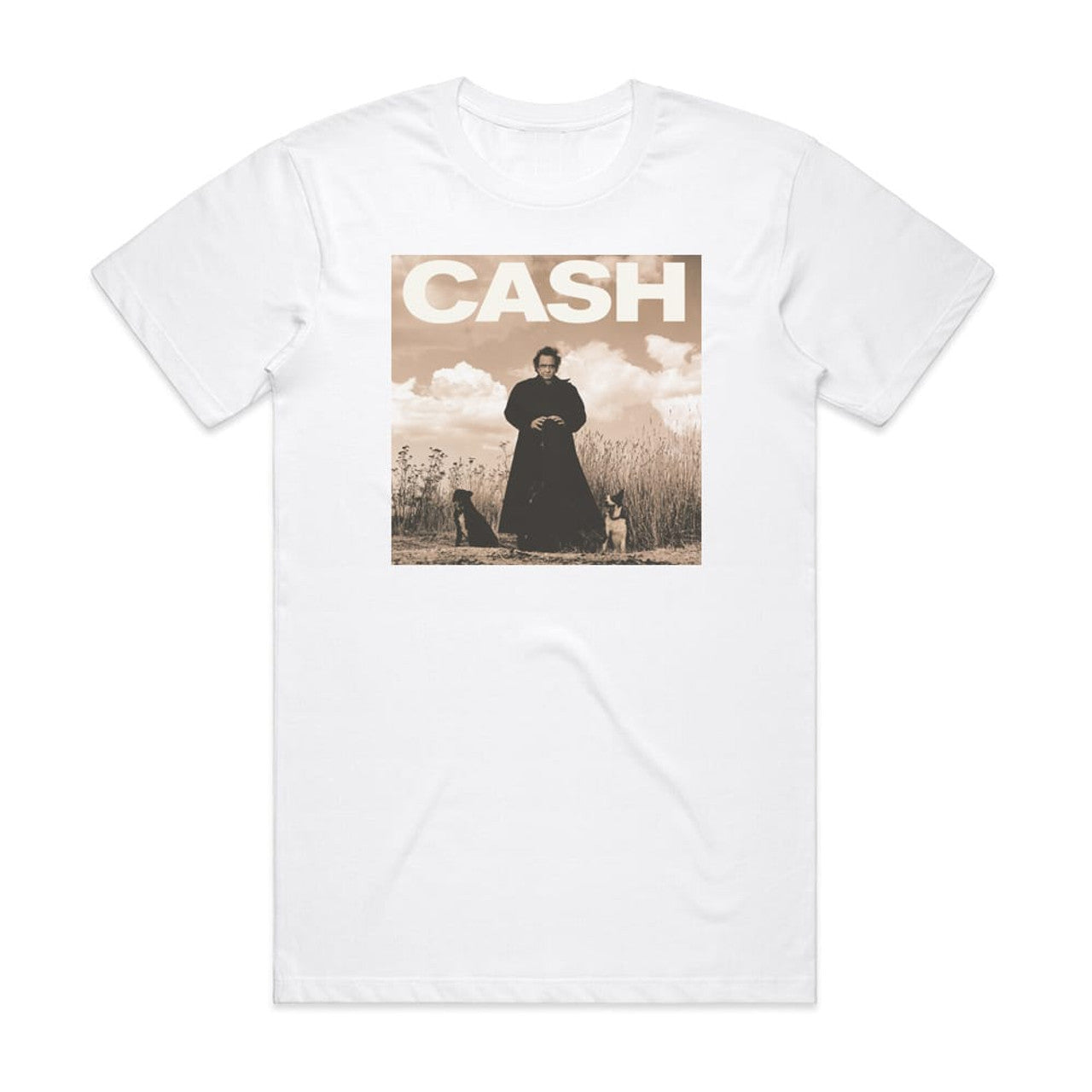 Johnny Cash American Recordings T-Shirt White