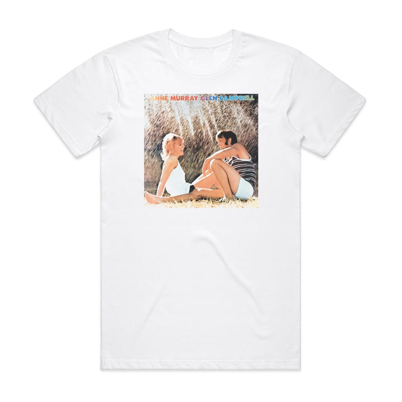 Anne Murray Anne Murray Glen Campbell T-Shirt White