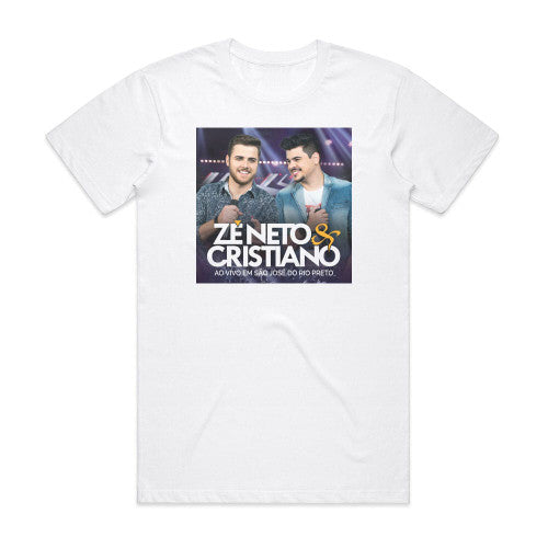 Ze Neto and Cristiano Ao Vivo Em So Jos Do Rio Preto Album Cover T-Shirt White