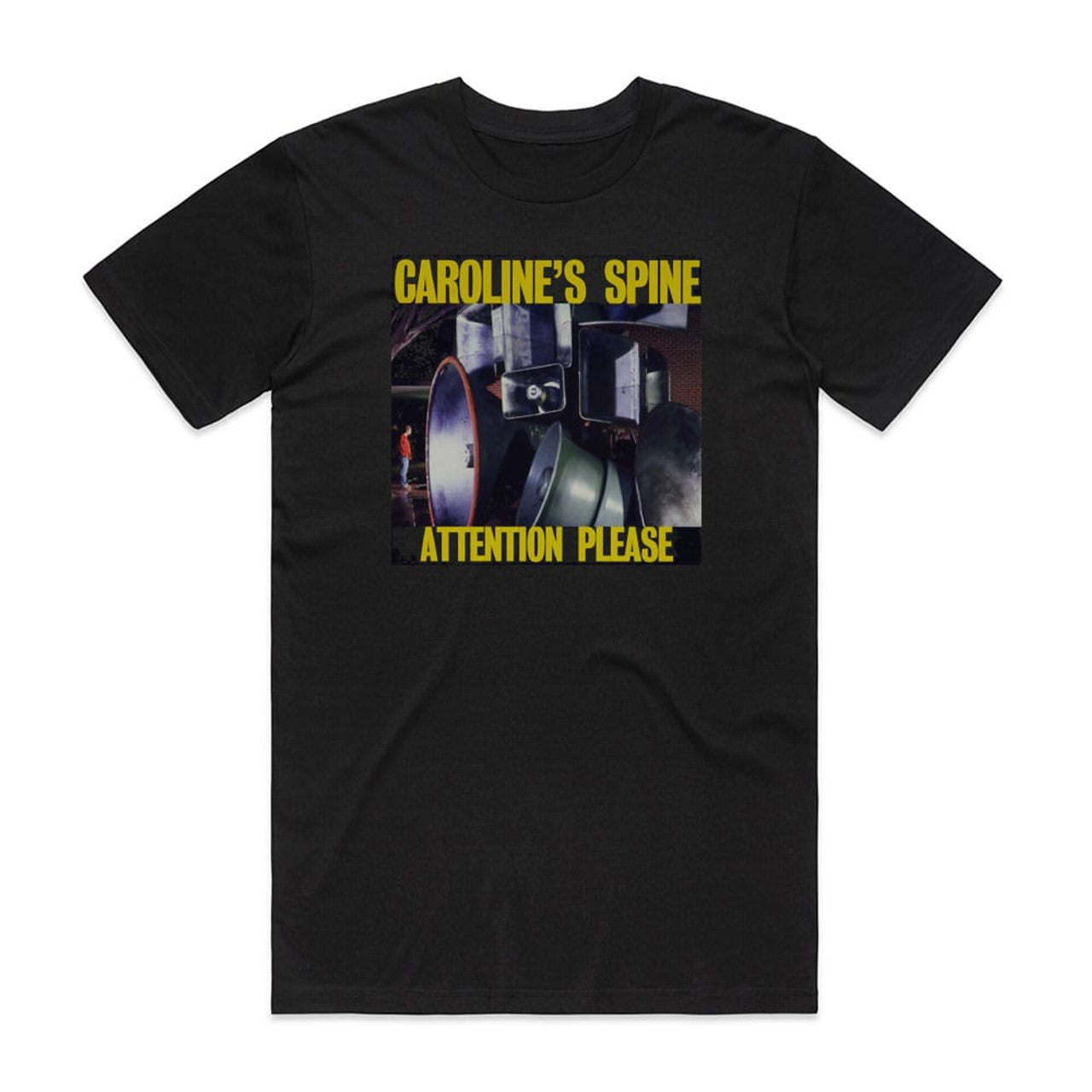 Carolines Spine Attention Please T-Shirt Black