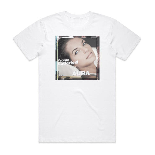 Yvonne Catterfeld Aura Album Cover T-Shirt White