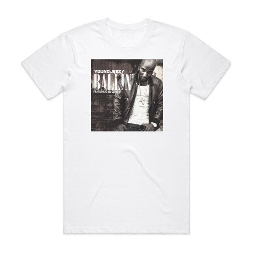 Young Jeezy Ballin Album Cover T-Shirt White