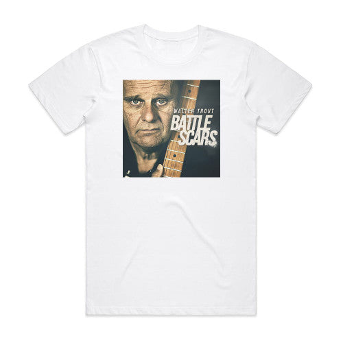 Walter Trout Battle Scars 1 Album Cover T-Shirt White