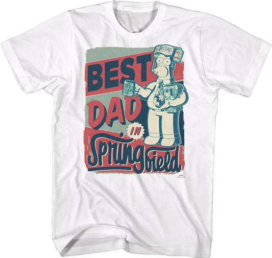 Best Dad In Springfield The Simpsons T-Shirt