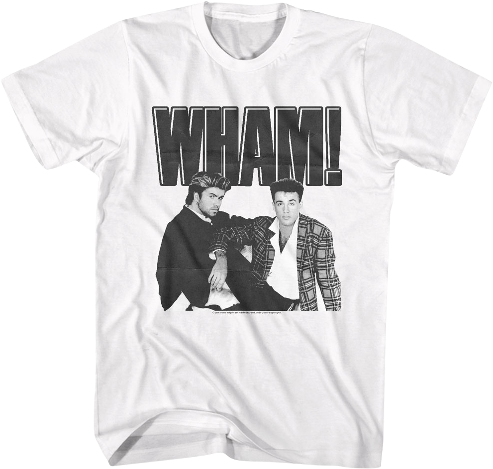 Black and White Wham T-Shirt