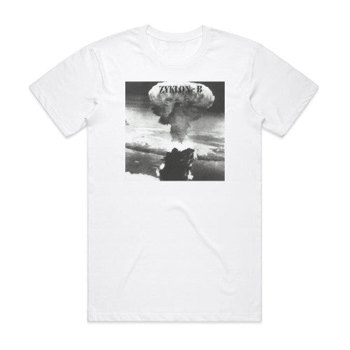 Zyklon-B Blood Must Be Shed Album Cover T-Shirt White