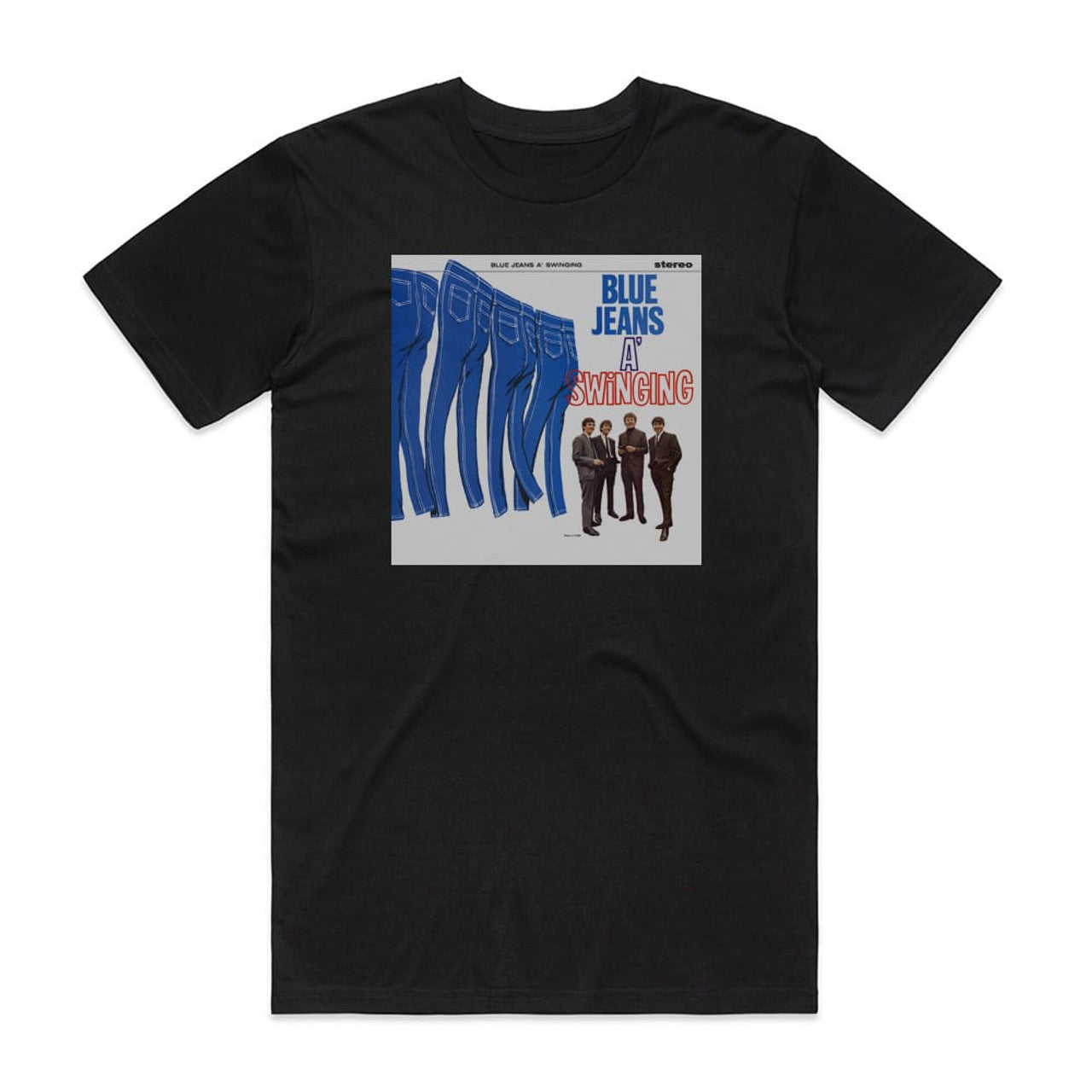 The Swinging Blue Jeans Blue Jeans Aswinging T-Shirt Black