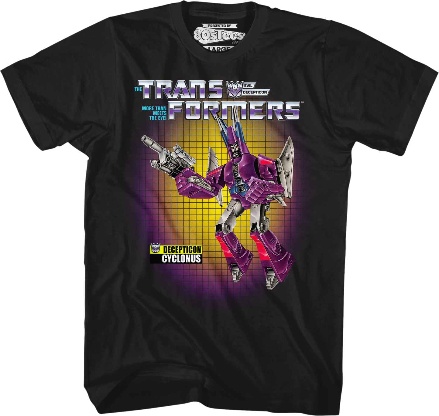 Box Art Cyclonus Transformers T-Shirt