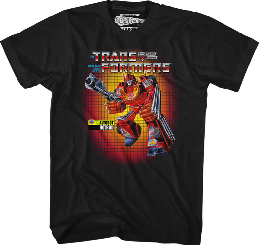 Box Art Hot Rod Transformers T-Shirt