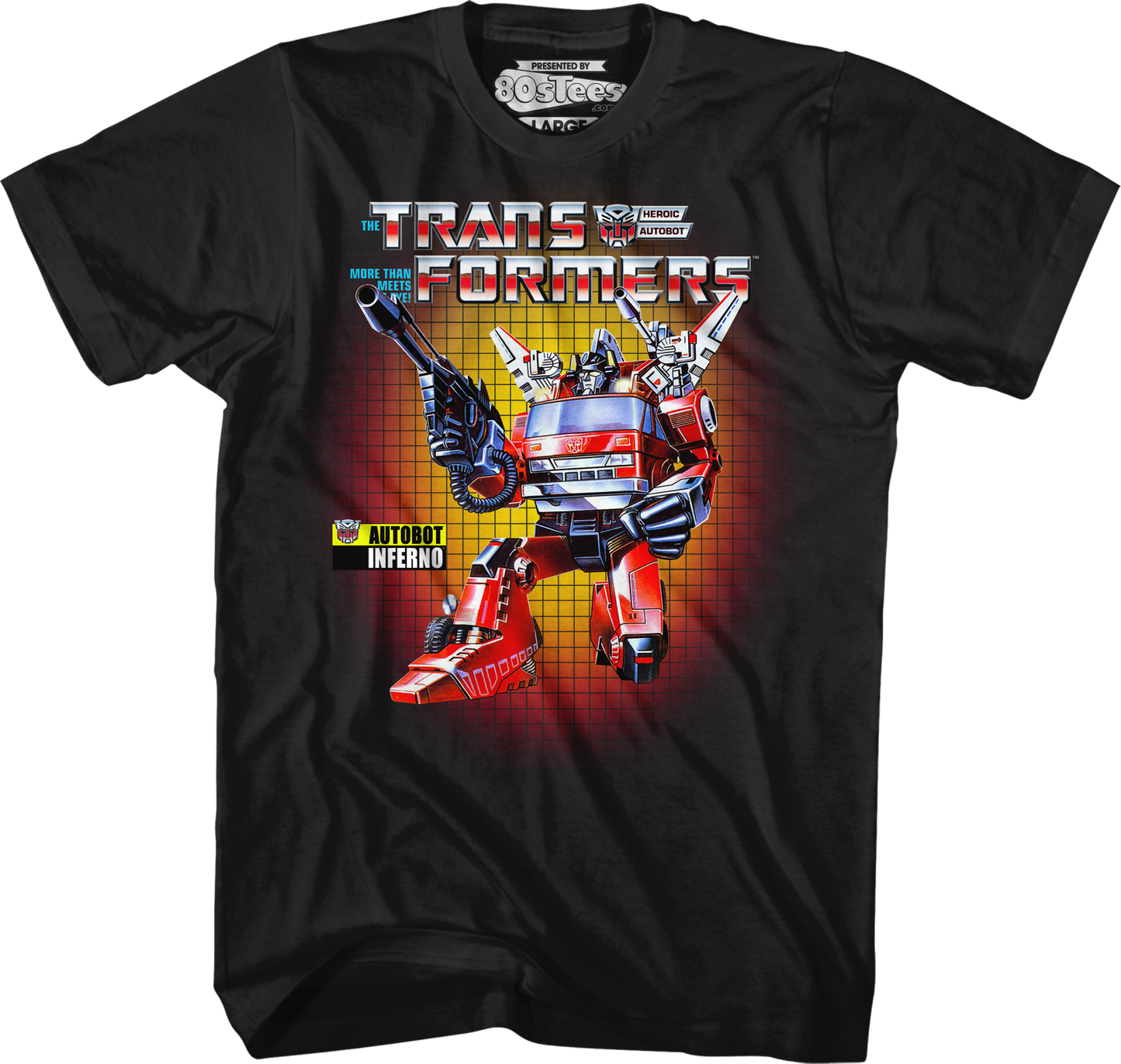 Box Art Inferno Transformers T-Shirt
