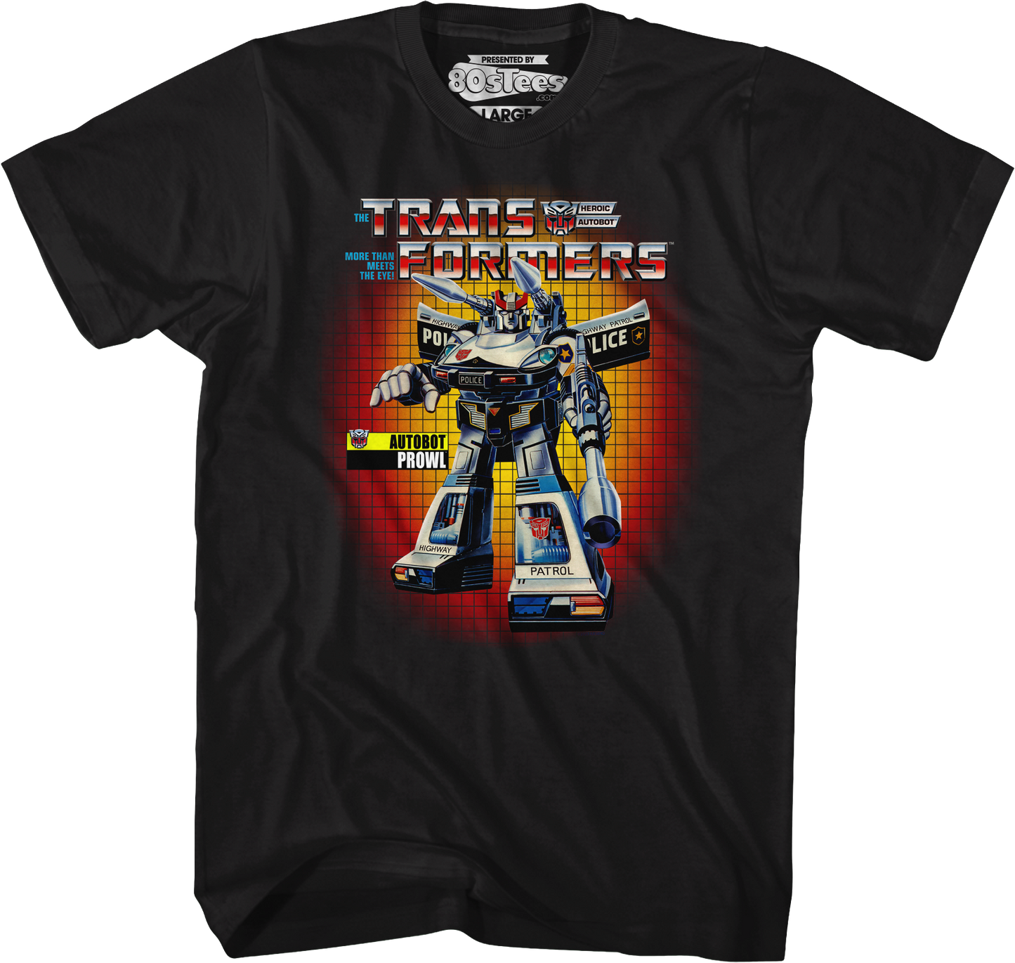 Box Art Prowl Transformers T-Shirt