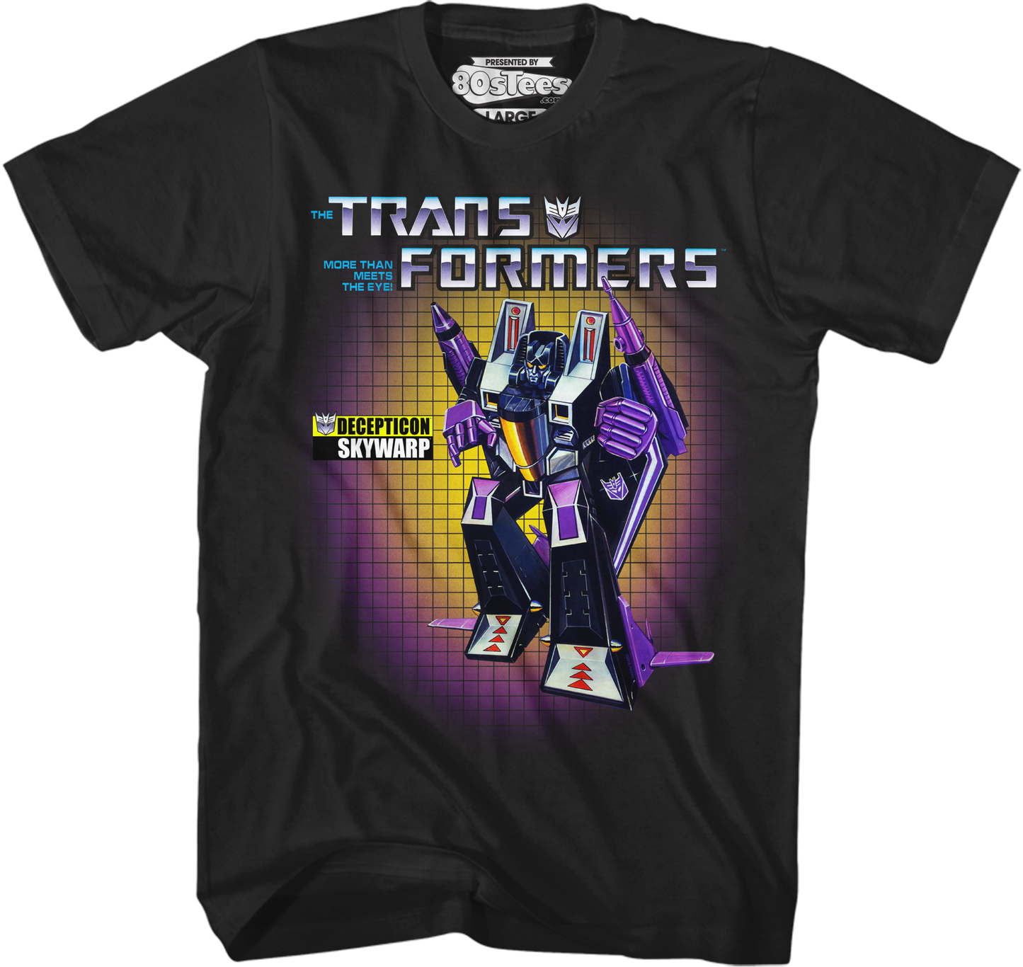 Box Art Skywarp Transformers T-Shirt