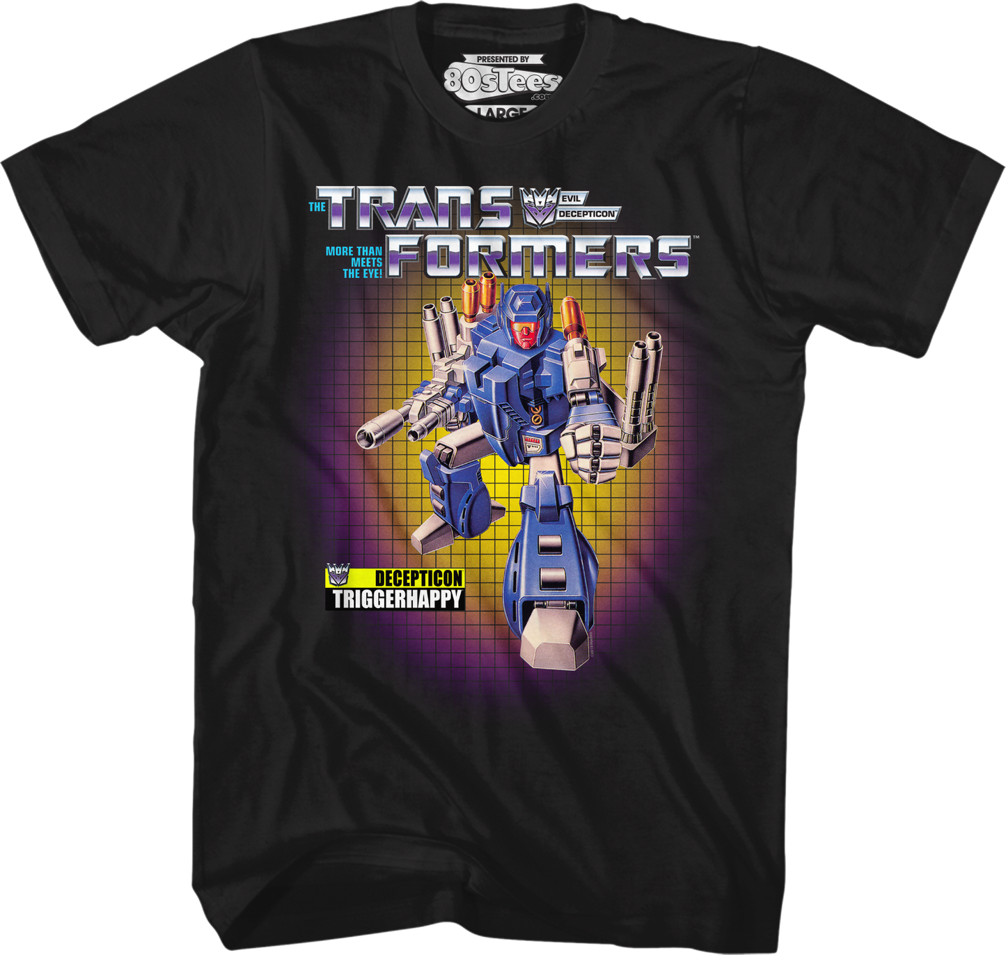Box Art Triggerhappy Transformers T-Shirt