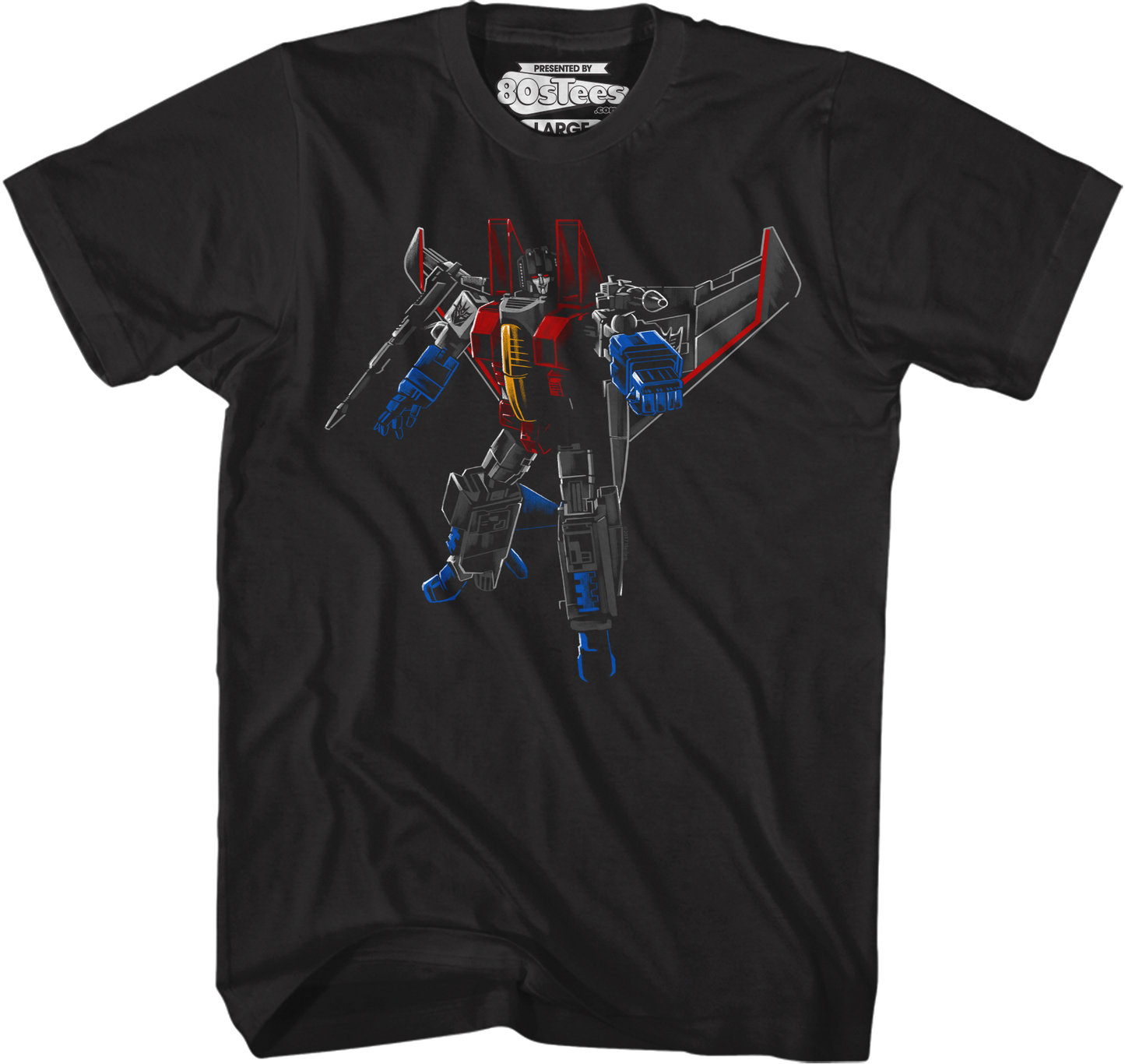 Brush Stroked Starscream Transformers T-Shirt
