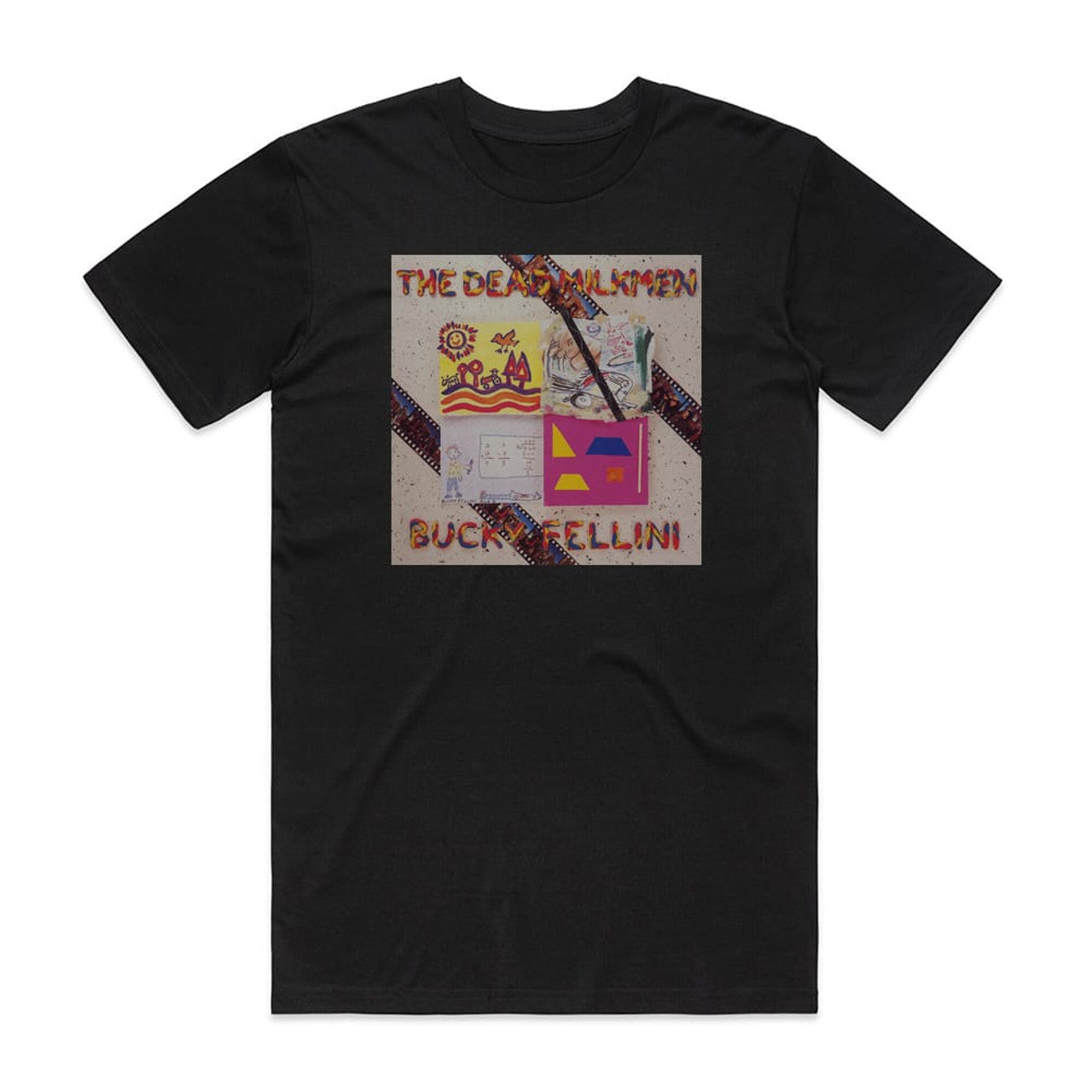 The Dead Milkmen Bucky Fellini T-Shirt Black