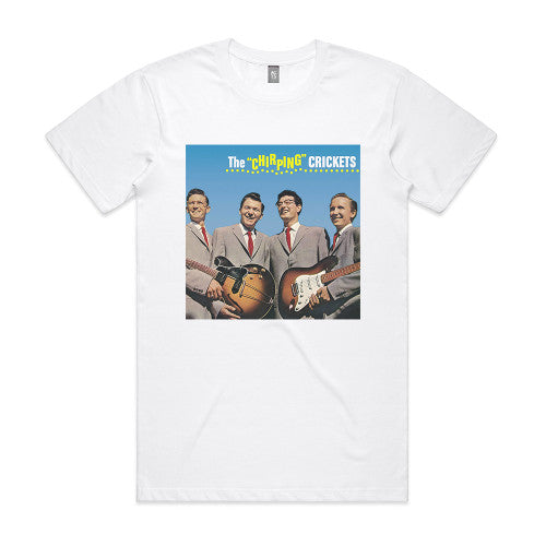 Buddy Holly And The Crickets The Chirping Crickets Album Cover T-Shirt White
