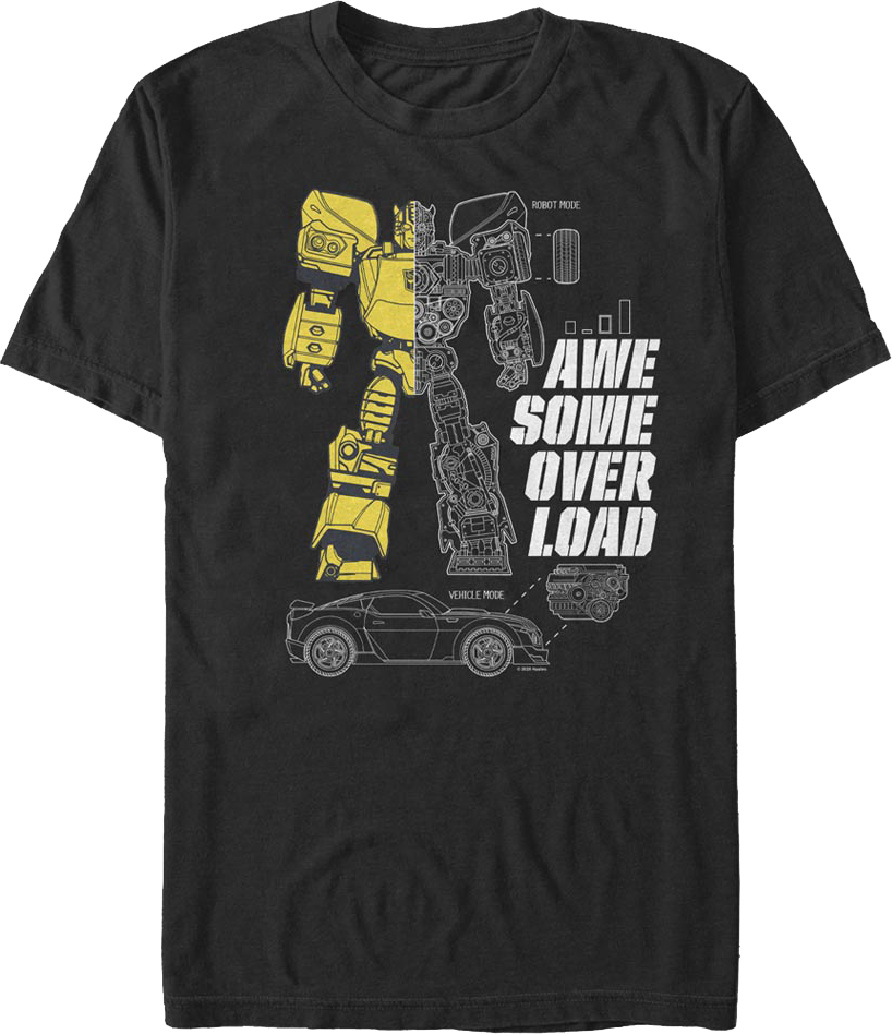 Bumblebee Awesome Overload Transformers T-Shirt