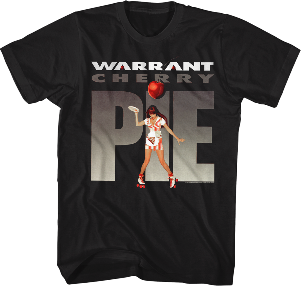 Cherry Pie Album Cover Warrant T-Shirt