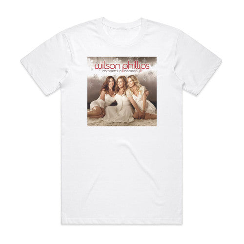 Wilson Phillips Christmas In Harmony Album Cover T-Shirt White