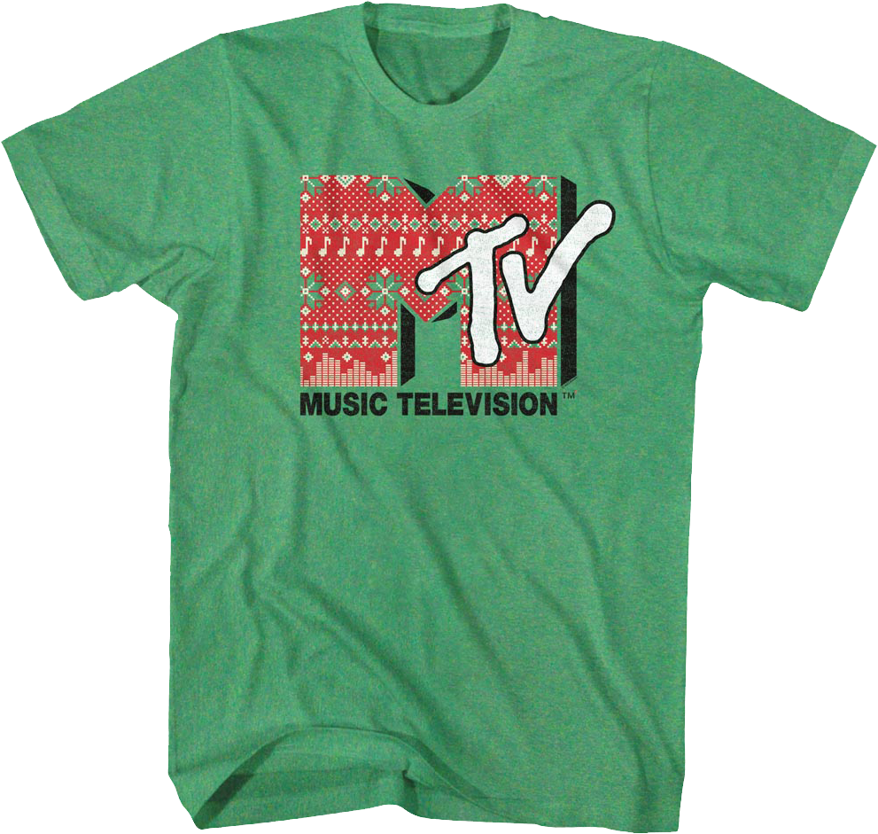 Christmas Sweater Logo MTV Shirt