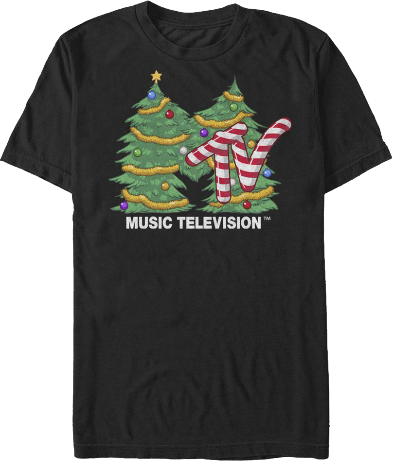 Christmas Tree Logo MTV T-Shirt