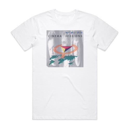 Yes Cinema Sessions Album Cover T-Shirt White
