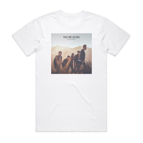 You Me At Six Cold Night Album Cover T-Shirt White