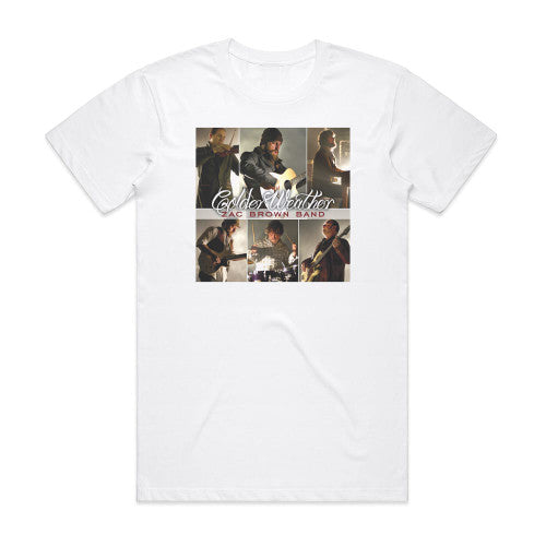 Zac Brown Band Colder Weather Album Cover T-Shirt White