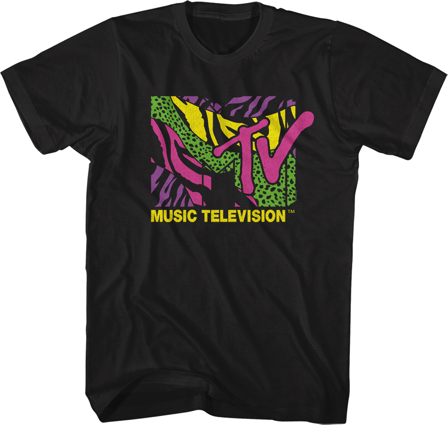 Colorful Animal Logo MTV Shirt